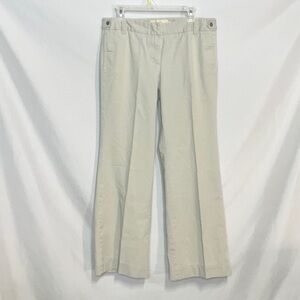 J. Crew Chino City Fit Classic Twill Women's Wide Leg Khaki Pants